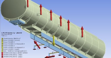 Finite element analysis of an aluminium tank of six axles - AluQuébec