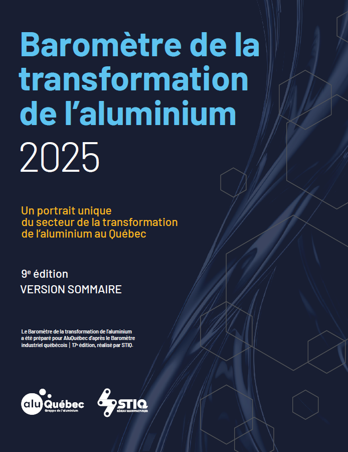 Baromètre de la transformation de l'aluminium 2025 / 9e édition - Version sommaire - AluQuébec